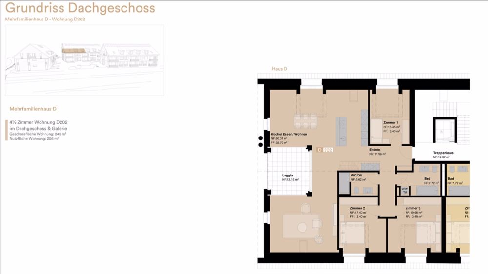 Dachgeschosswohnung Zollhausweg - Bild 3