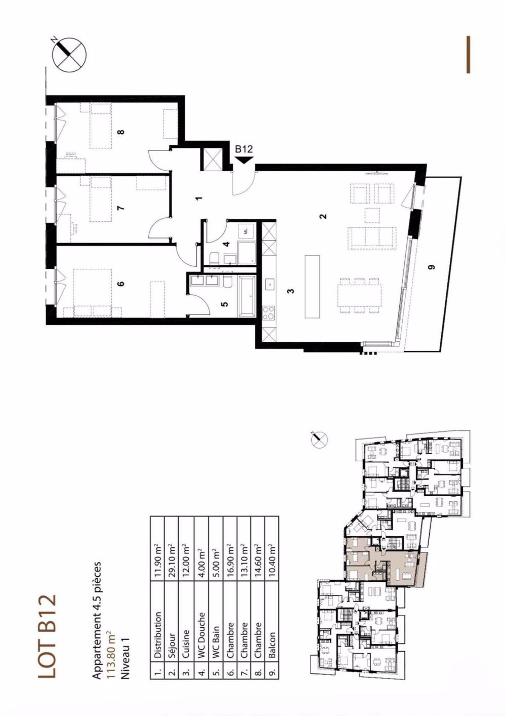 Wohnung mit 4.5 Zimmern - Bild 11