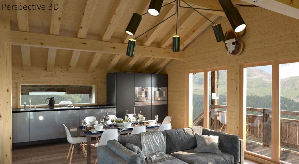 Chalet de standing de 5.5 pièces sur plan, vue panoramique. | dreamo.ch - Bild 2