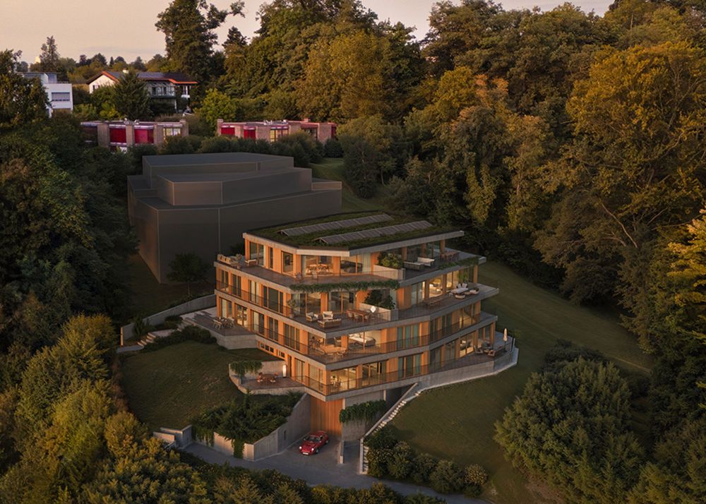Exklusive, moderne Gartenwohnung mit integriertem Hobbyraum und freier Aussicht auf den Blauen - W1 - Bild 4