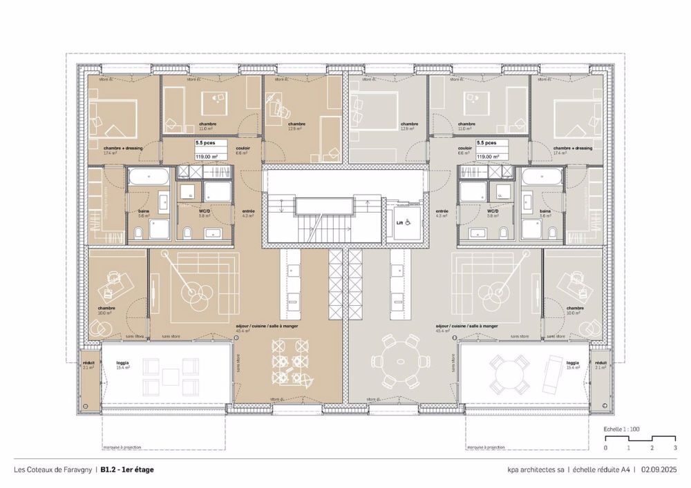 8 appartements de 5,5 pièces au 1er étage - Bild 5