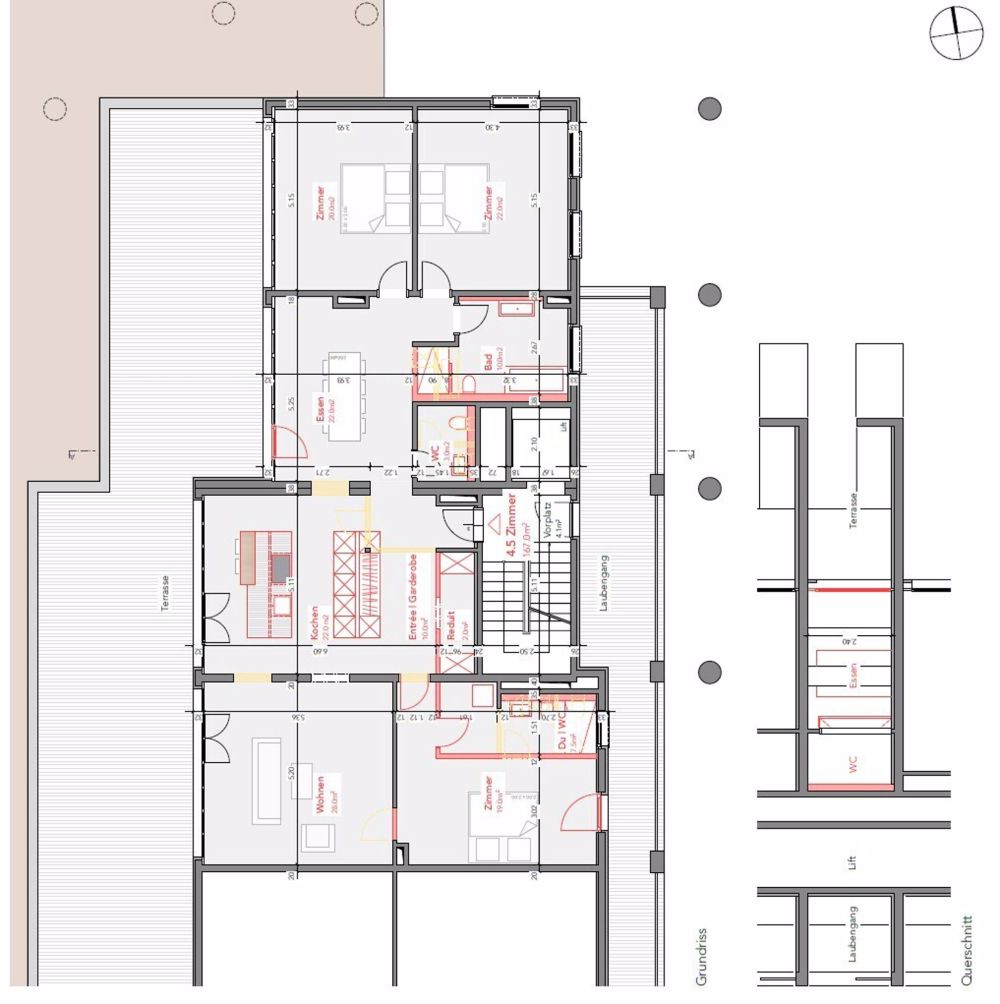 EXKLUSIV: 175M2 WOHNTRAUM AM ZENTRUMSPLATZ IN SCHÖNBÜHL - Grundriss
