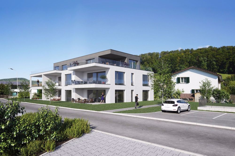MFH Lärchenstrasse / ab September Bezugsbereit /nur noch 2 Garten-wohnungen - Aussenansicht