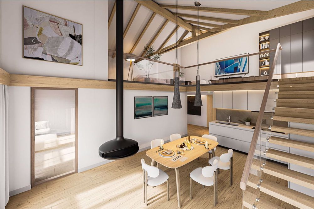 Duplex-Wohnung im letzten Stock - Bild 1