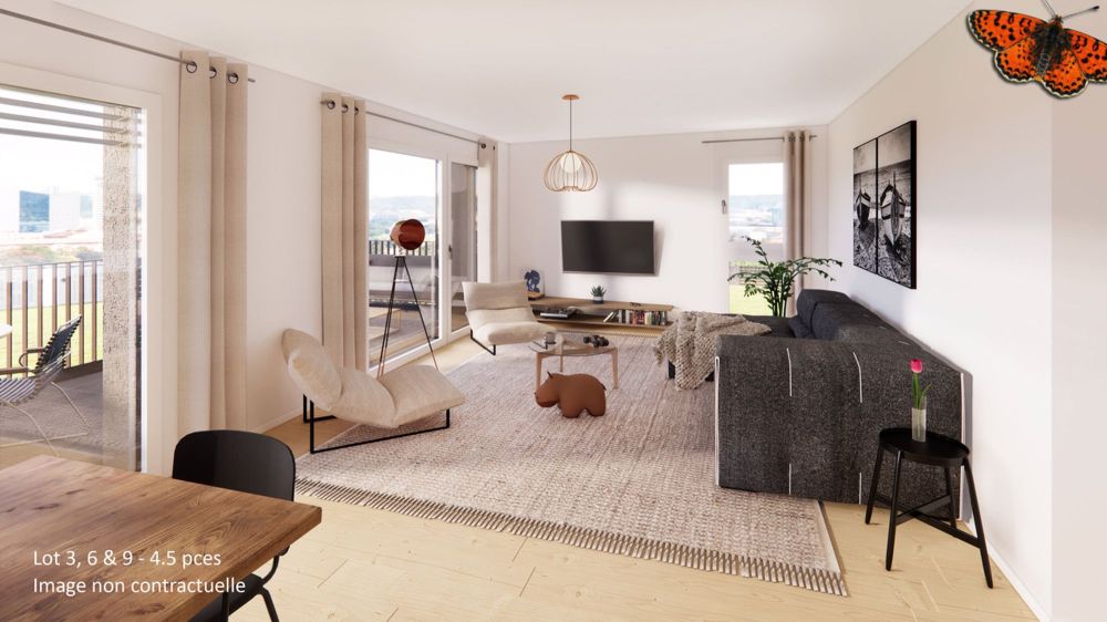 Schönes 4½-Zimmer-Wohnung in Broc in neuer Promotion - Bild 1