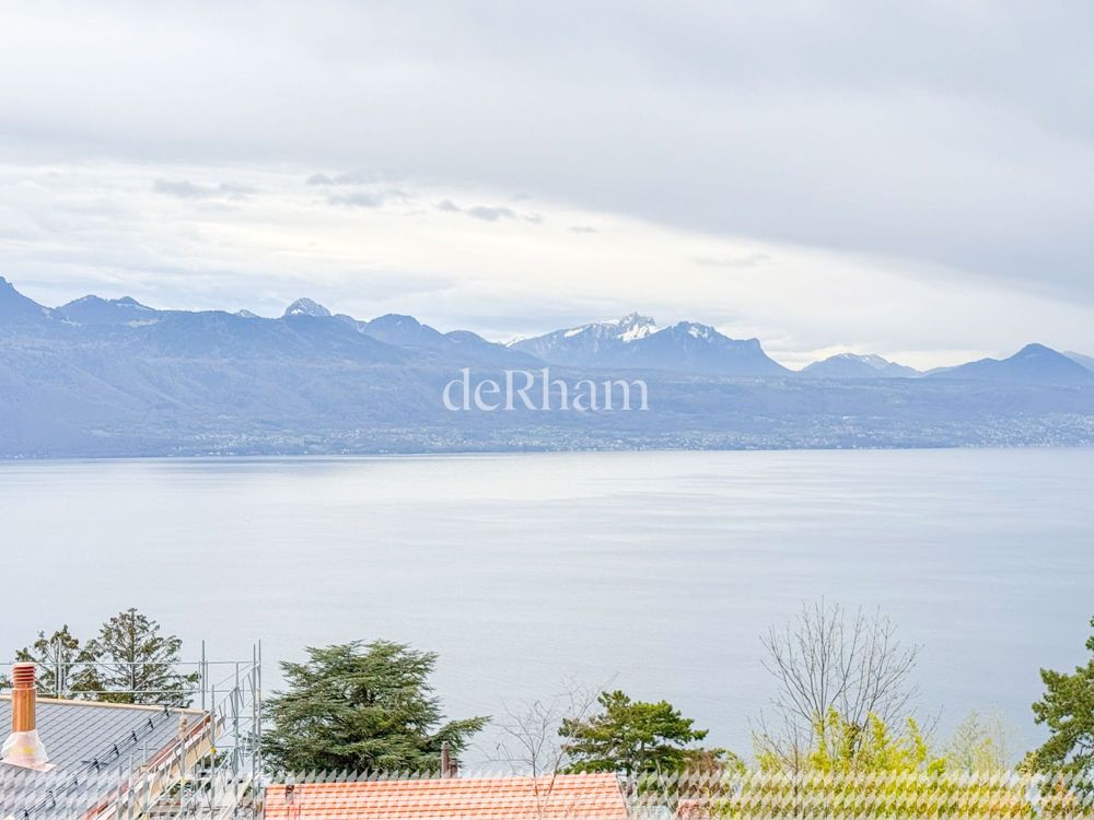 Duplex de 5,5 pièces en construction avec jardin et vue sur le Léman - Bild 1