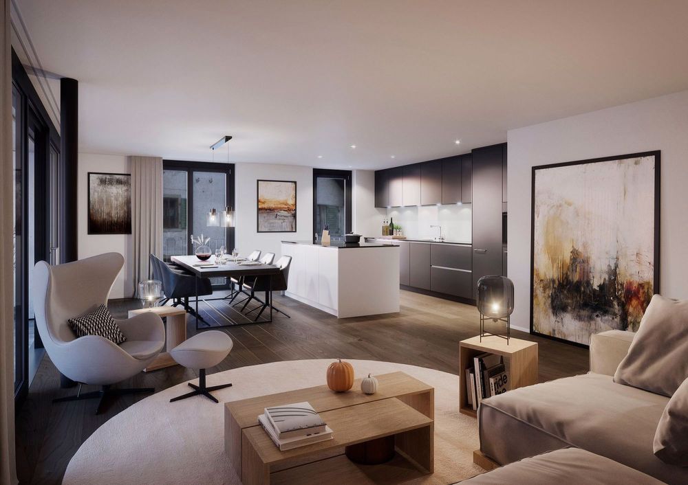 Grosse 5.5 Zimmer-Eigentumswohnung, 150m2 Wohnfläche, ruhig und von Natur umgeben - Bild 1