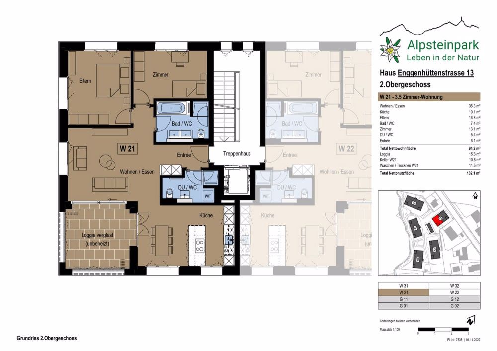 Ihre neues Zuhause in Appenzell: moderne 3.5 Zimmerwohnung - Bild 1