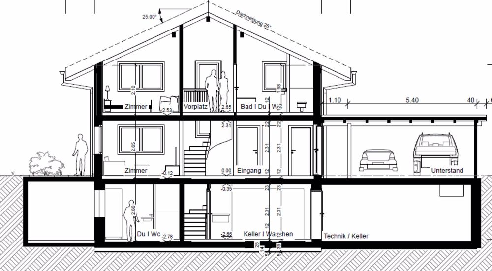 Neubau Wohnhaus "Eggetli" mit Einliegerwohnung und Autounterstand - Bild 10