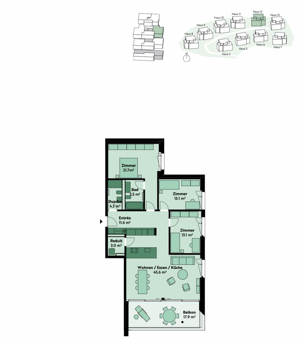 4,5-Zimmer-Wohnung mit privatem Seezugang in Oberägeri, Kanton Zug — Verfügbar ab Februar 2026 - Bild 4
