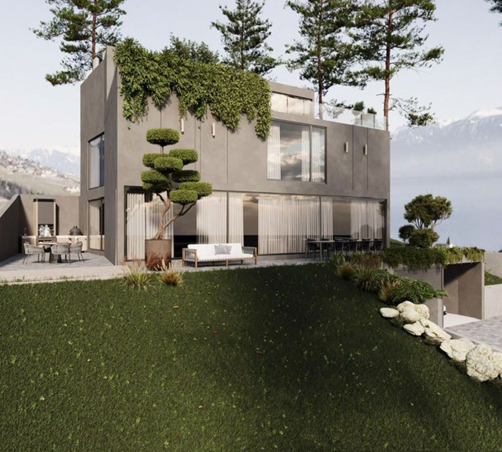 Villa in Lutry mit atemberaubendem Blick auf den See und die Berge - Bild 1