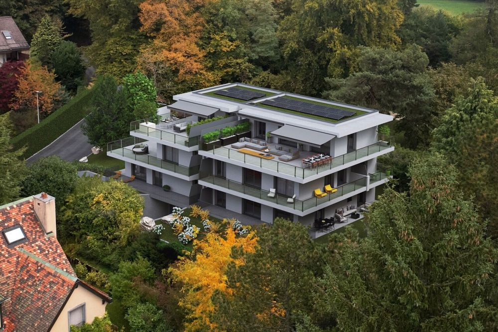 Résidence ATHOS - Attika von 186 m² PPE - Impressionierende Terrassen - Bild 3