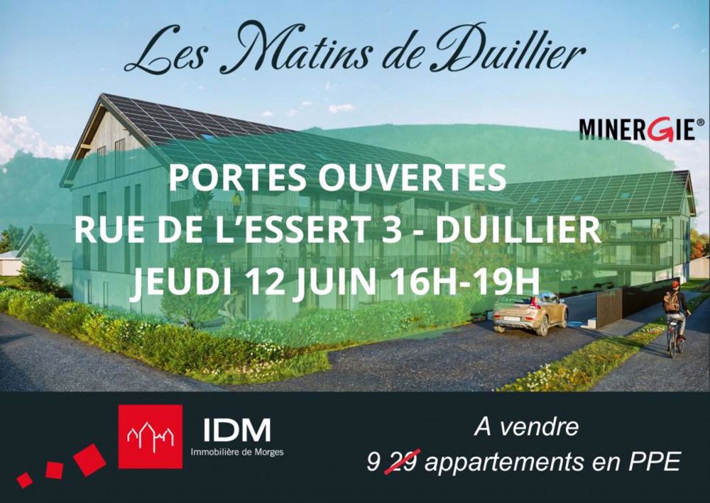 Nouvelle promotion de 29 appartements avec parking souterrain - Bild 1