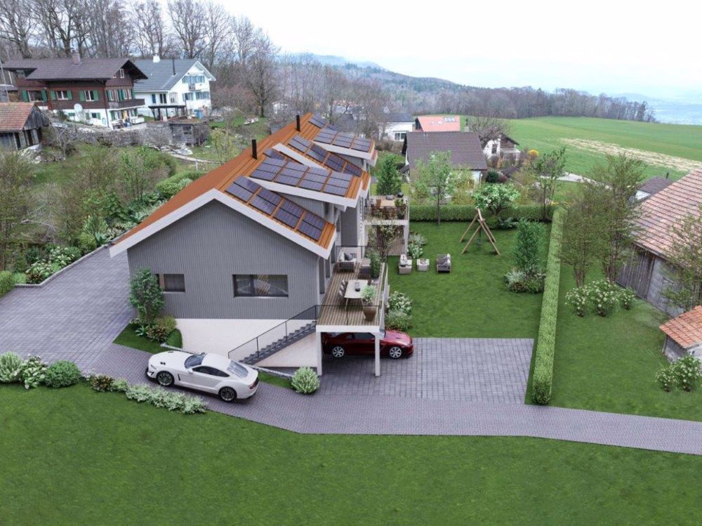 Maison Jumelée neuve de 5.5 pièces à Prêles, idéale pour une famille. - Bild 1