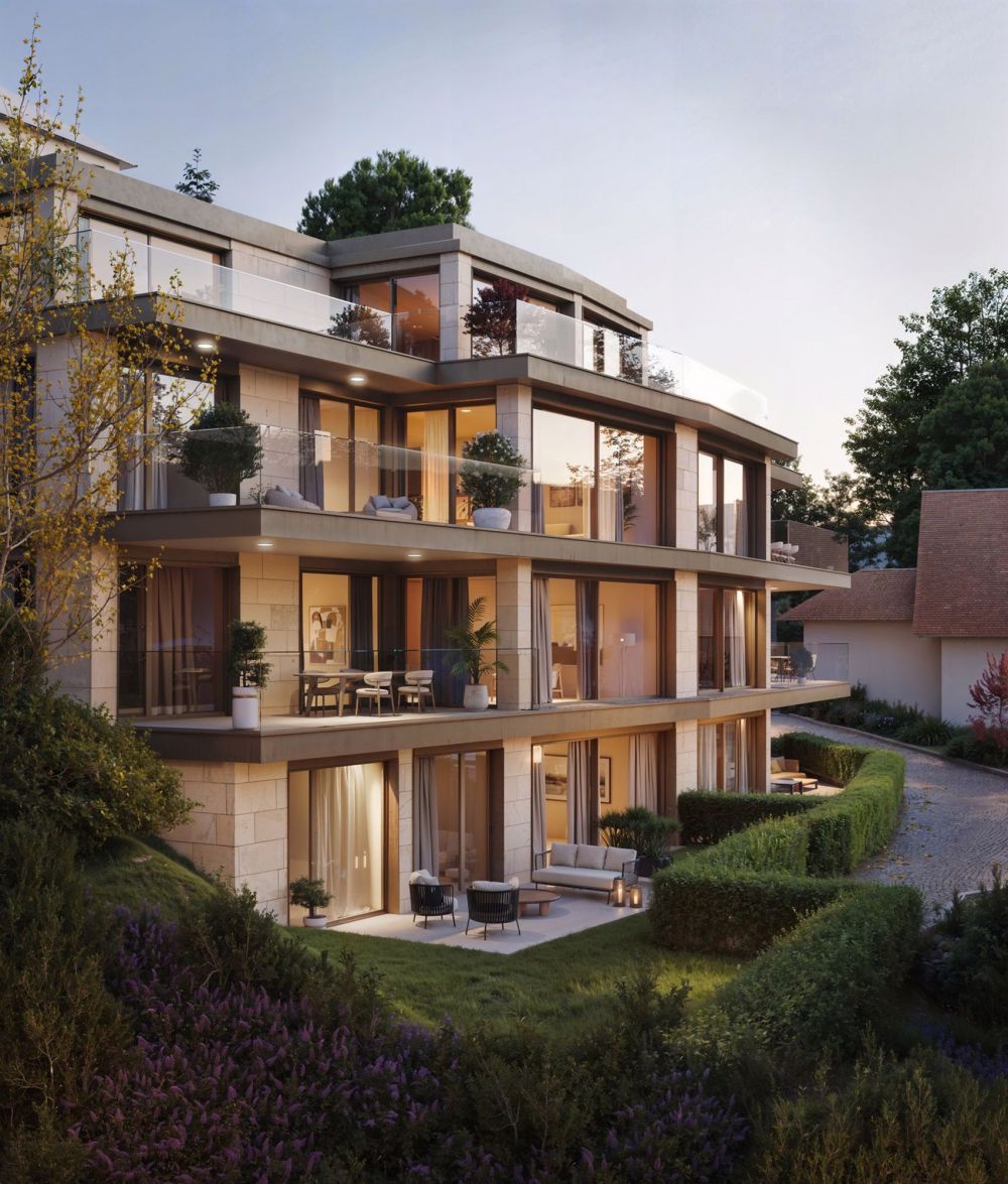 Zuhause, wo Privatsphäre auf Panorama trifft - Inizia_Paradiesstrasse_01_Exterior_L_QuatreCaps.jpg