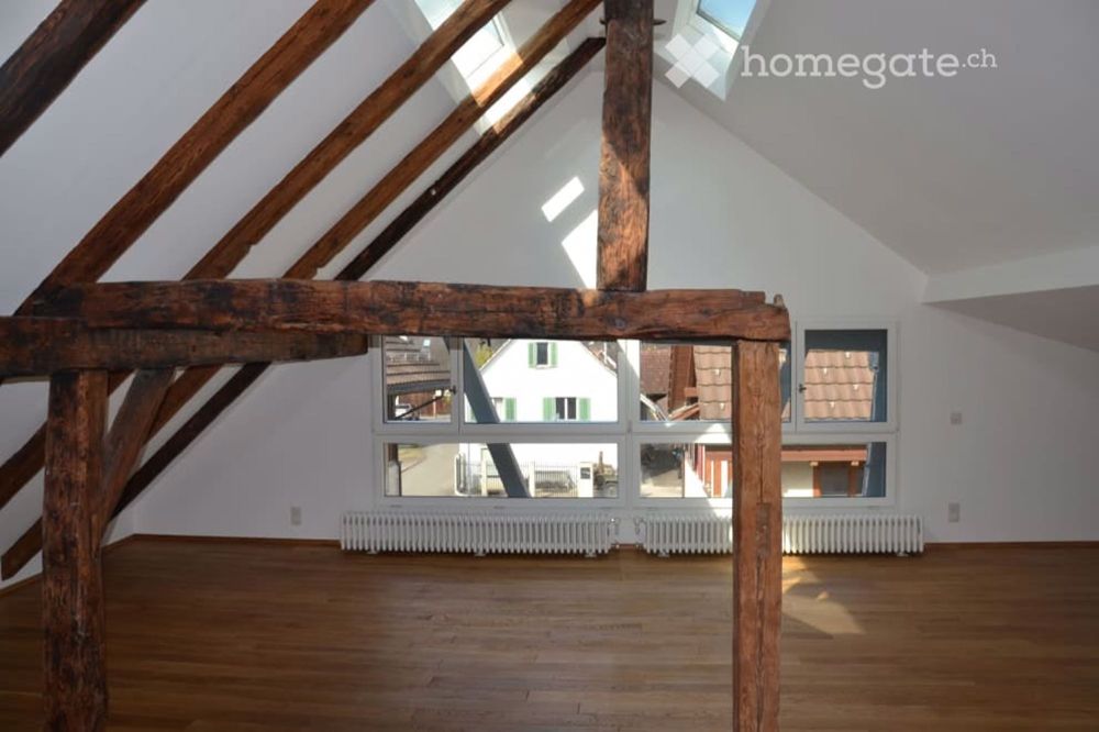 3-Generationen-Haus, 7-Zi.+2-Zi.+Garten, edel, modern & chic restauriert,sehr hell,alles bio - Das Dachgeschoss immer hell durch Dachfensterbänder.
