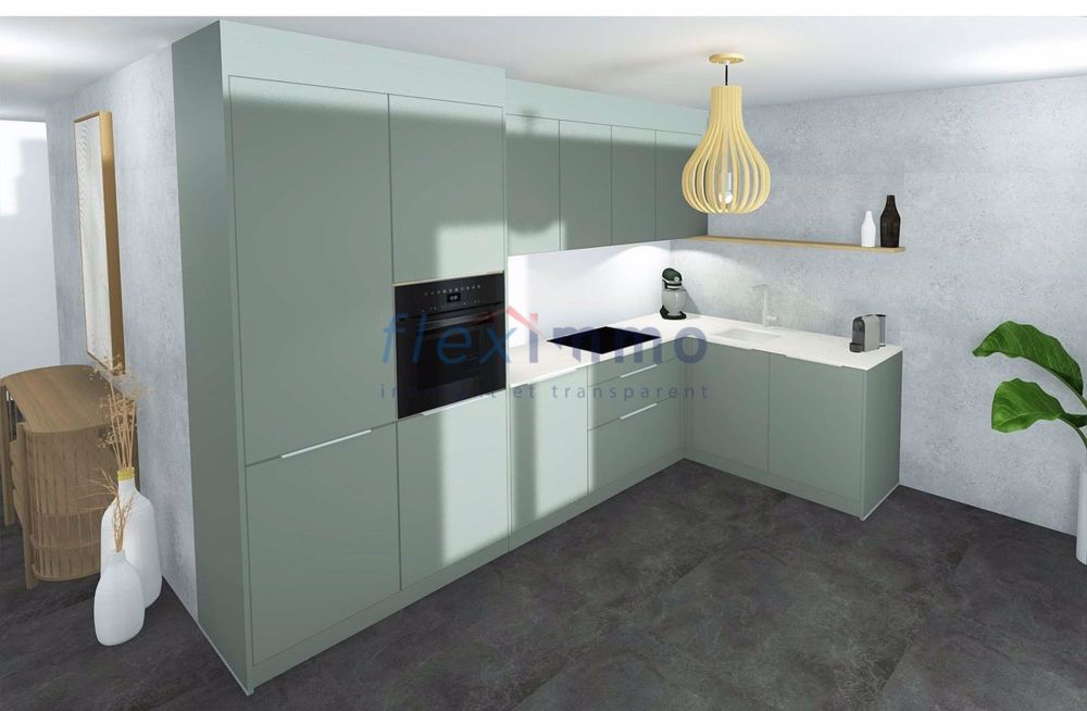 Große neue 4.5-Zimmer-Wohnung. Im Herzen des Dorfes St-Cergue - Cuisine - Image non contractuelle