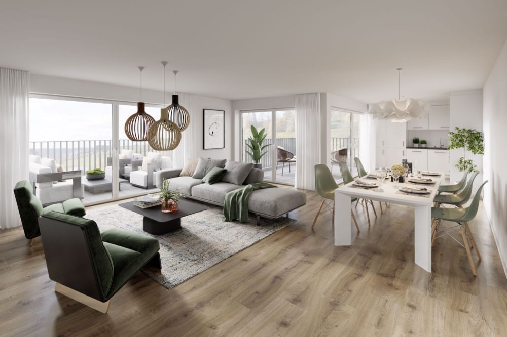 Hindernisfreie und rollstuhlgängige Neubauwohnung mit Balkon - Bild 1