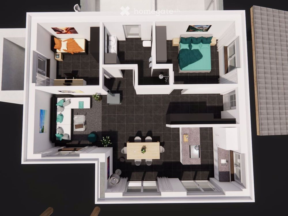 3.5 Zimmer Neubauwohnung - Bild 3
