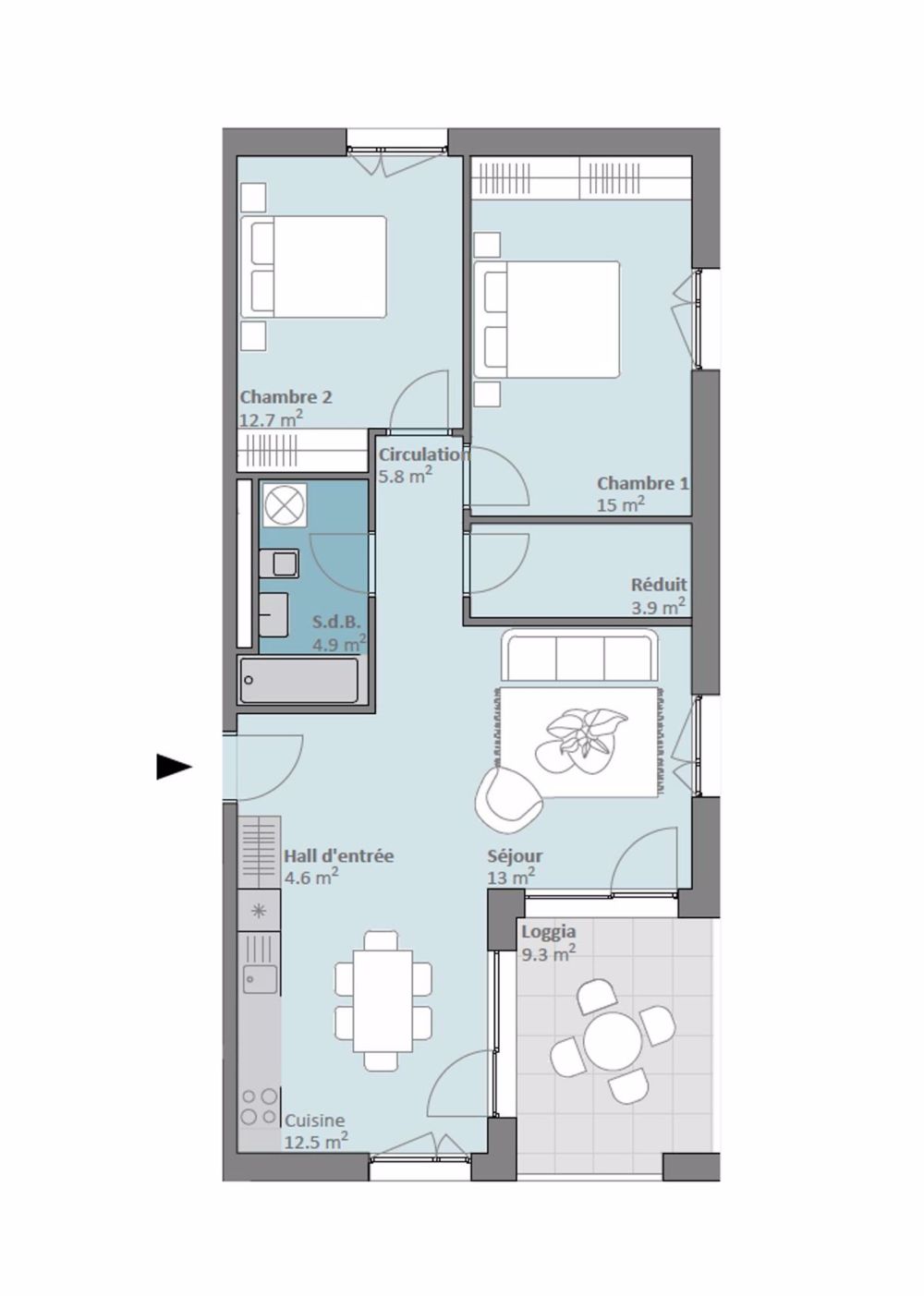 Neue Promotion Prilly Buissonnière - 3,5 Zimmer 1. Etage - Bild 12