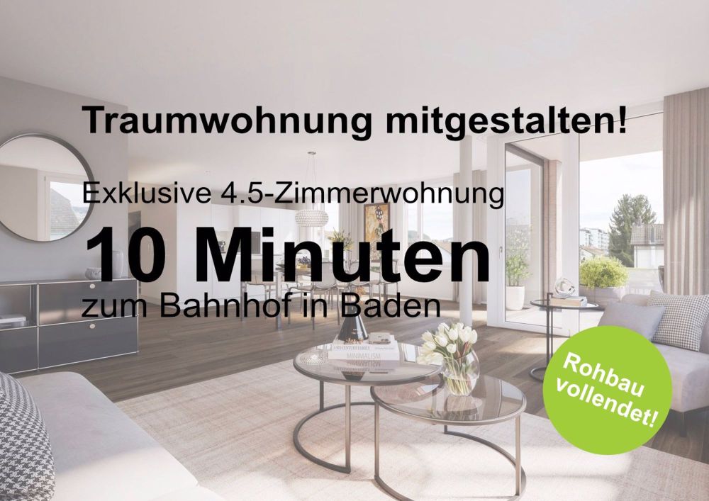 Traumwohnung mitgestalten: Exklusive 4.5-Zimmer Wohnung - Bild 1