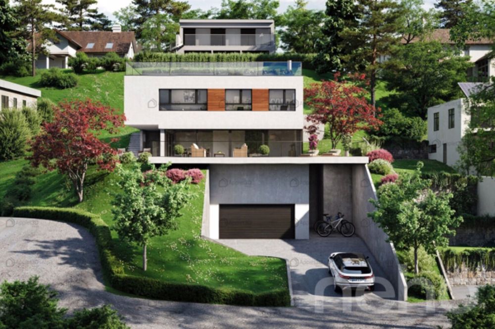 Villa d'architecte avec vue panoramique sur le lac et les montagnes - Bild 4