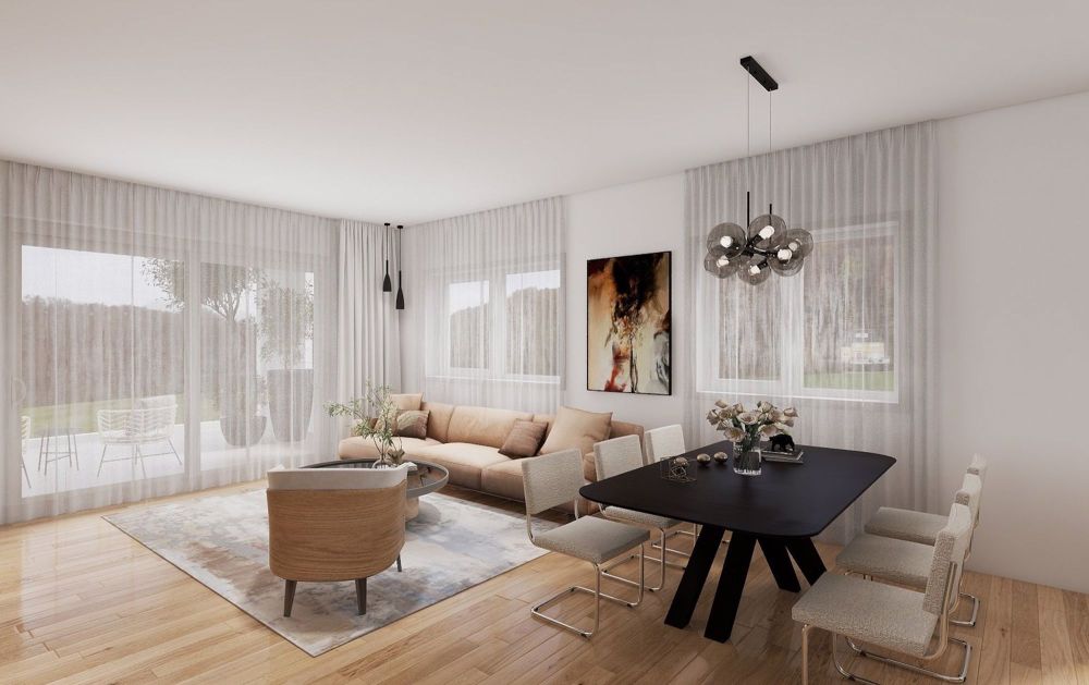 Lichtdurchflutete 3½-Zimmer-Neubauwohnungen mit Balkon oder Gartensitzplatz – Bezug Herbst 2026 - Bild 2