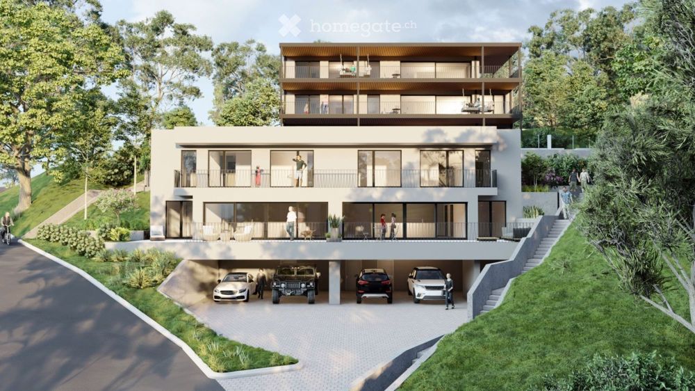 Zu Verkaufen auf Plänen – 5 Apartments mit hohem Standard in den Höhen von Marly (Fribourg) - Bild 2