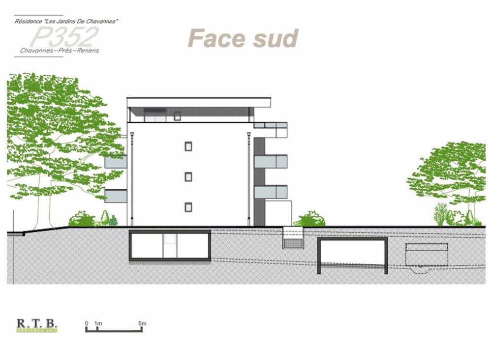 Appartement 2,5 pces au rez avec jardin à Chavannes, lot 5 - Bild 12
