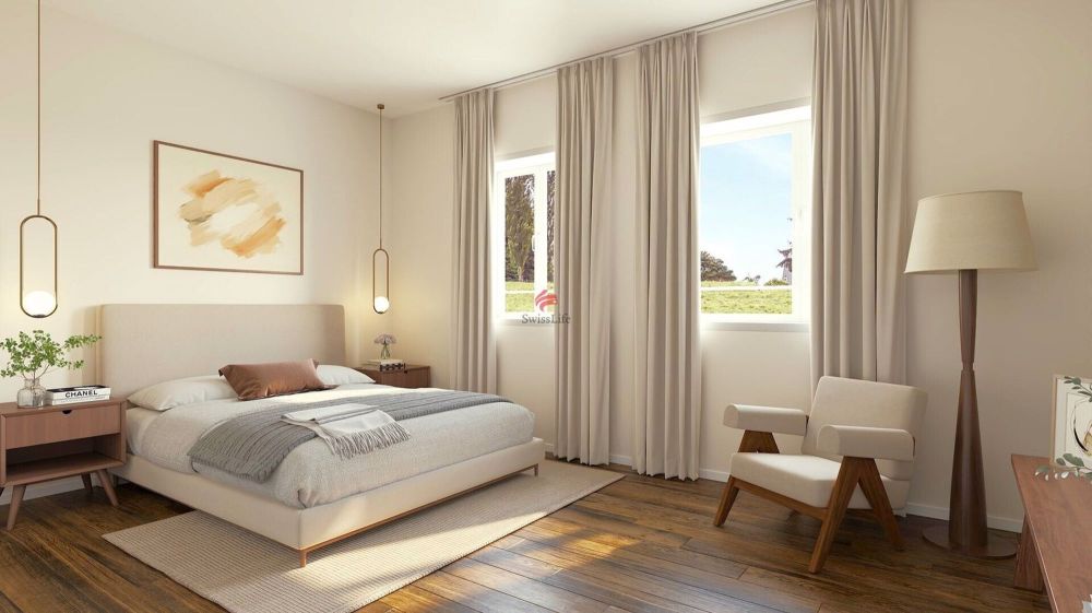 Mehr Raum, mehr Natur: Ihr neues Zuhause im Grünen - Dachgeschoss: zwei grosse Zimmer (22 + 25 m2) mit Duschbad