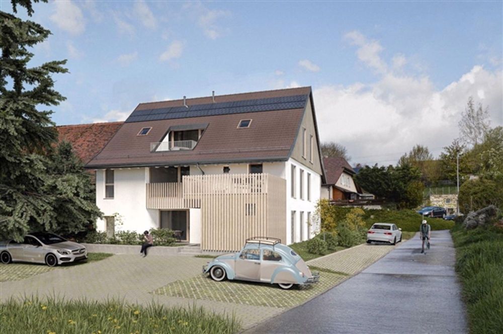 5.5 Zimmer zum Verkauf Off-Plan. Ca. 125 m2. Große Terrasse. Herrliche Lichtung auf den Alpen - Bild 5