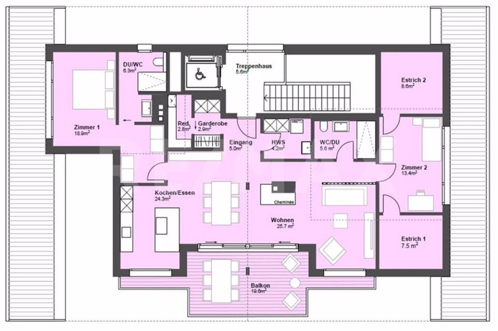 Hier entstehen wahre Wohn-Bijous: 3.5-Zimmer-Dachwohnung in Neubau in Brienz - Bild 1