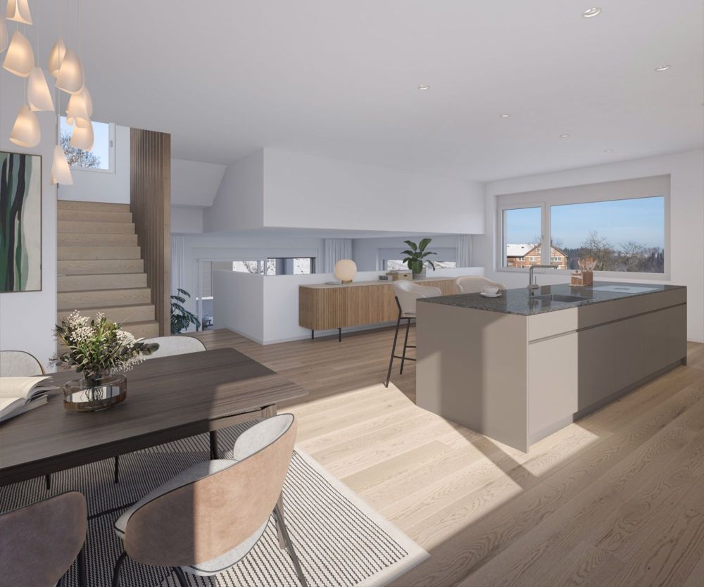 Modernes Doppeleinfamilienhaus mit unverbaubarer Seesicht - Bild 3