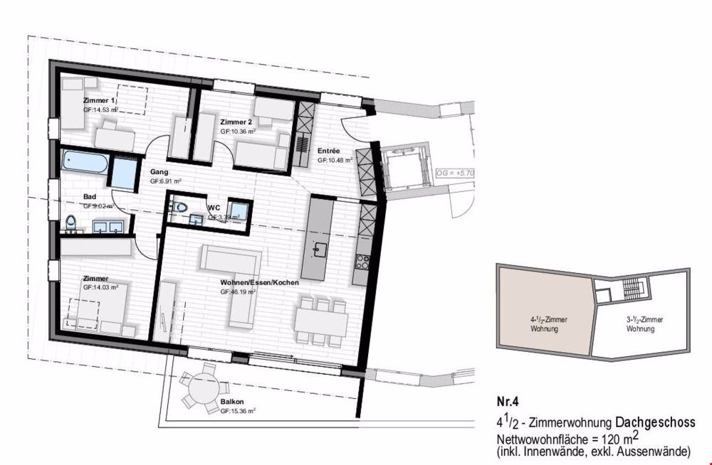 Wohnung in einem neuen Mehrfamilienhaus - Bild 8