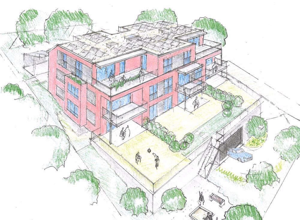 Die Praline 4.5-Zimmer-Attikawohnung mit über 39.0 m2 Terrasse - Visualisierung