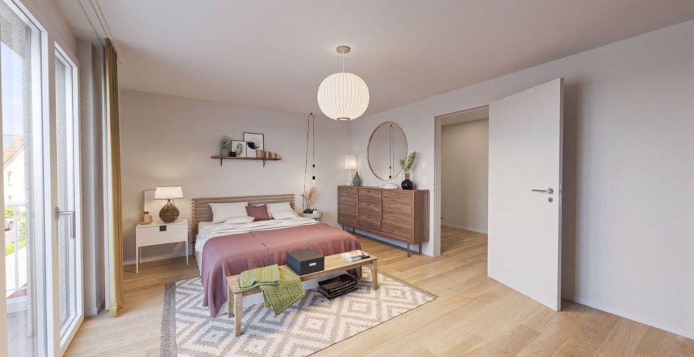 Zentraler und naturnaher Wohntraum - Schlafzimmer