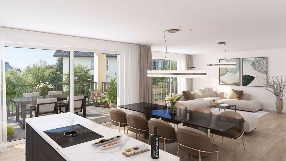 W6 | Vie moderne et spacieuse | Appartement de 3,5 pièces au 2ème étage | dreamo.ch - Bild 1