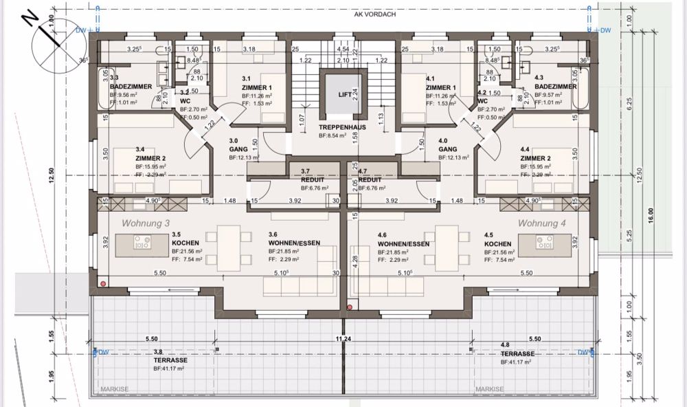 3.5 Zimmer Wohnung an zentraler Lage und doch im Grünen - Bild 3