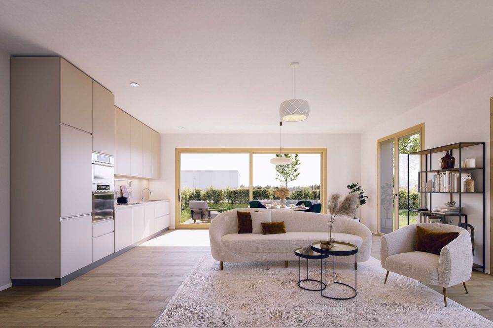 Appartement neuf 2.5 pièces avec terrasse et jardin privatif (Lot 1) – Marly - Bild 1
