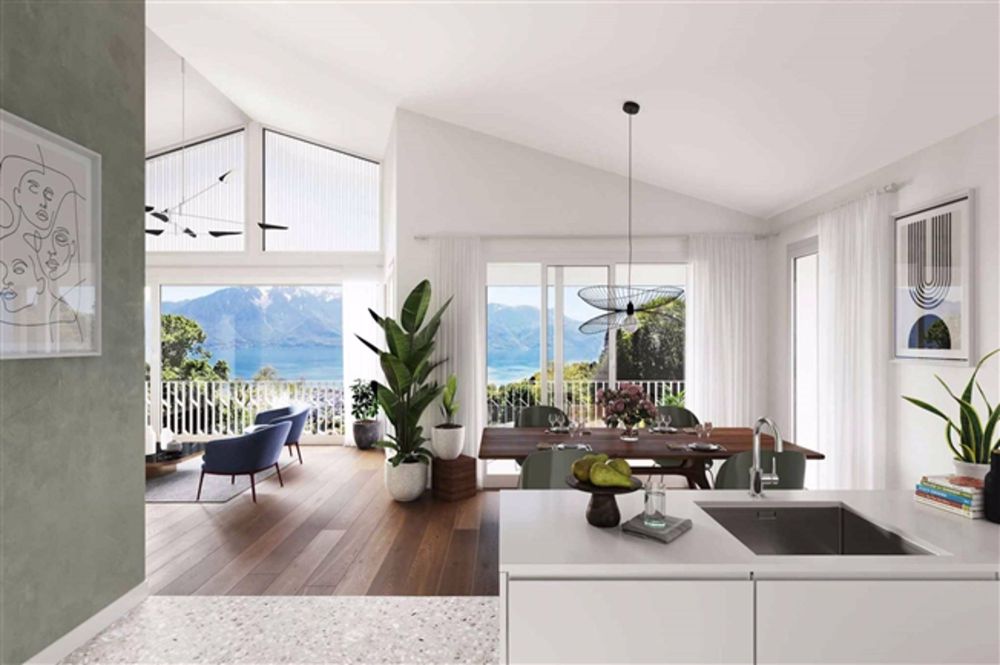 Neue 4,5-Zimmer-Penthouse-Wohnung mit Zwischengeschoss und spektakulärem Seeblick zum Verkauf in Jongny - Los D2 - Bild 7