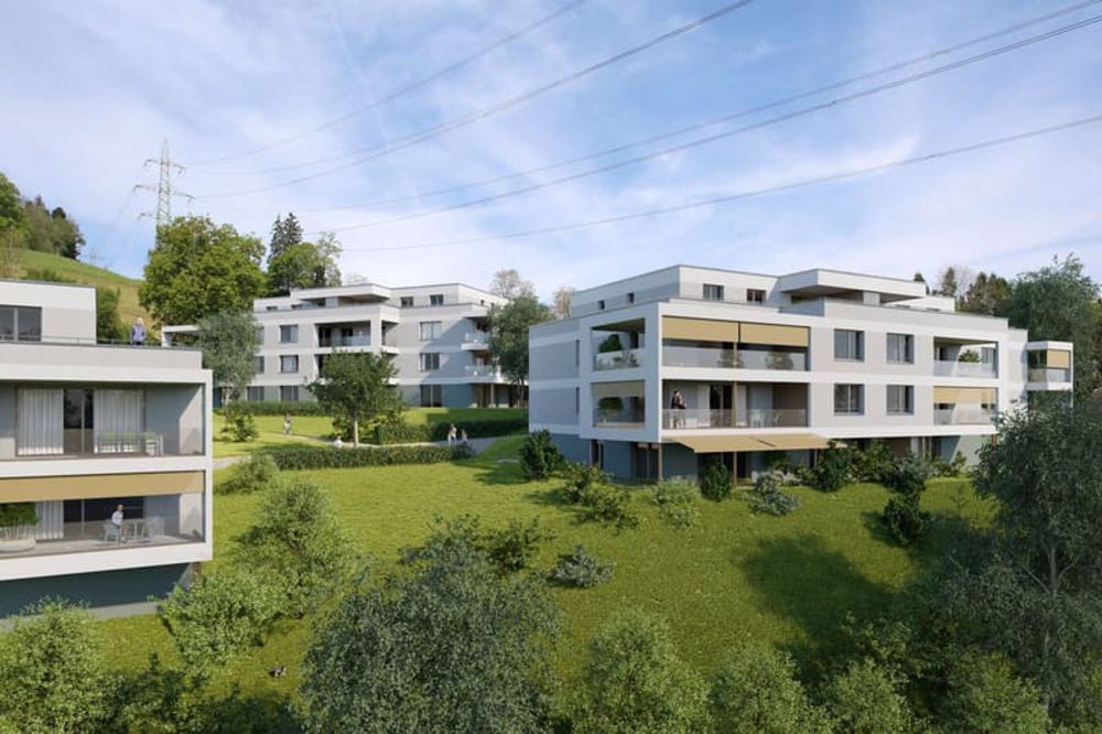 4.5-Zi.Attika-Wohnung mit grosser Dachterrasse, 4.5-Zi. Hochparterre-Wohnung - Bild 1