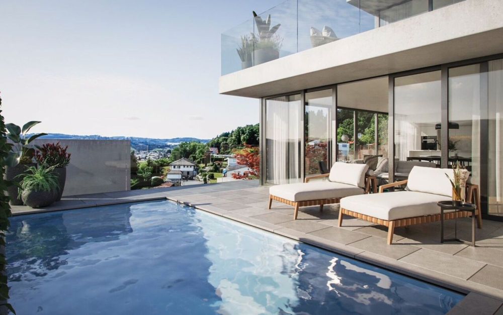 Panorama trifft Pool - Wohnen auf höchstem Niveau - Bild 1