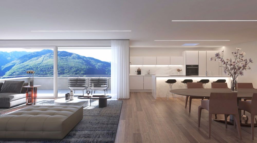 Attico duplex a Monte Carasso con ascensore interno. - Bild 2