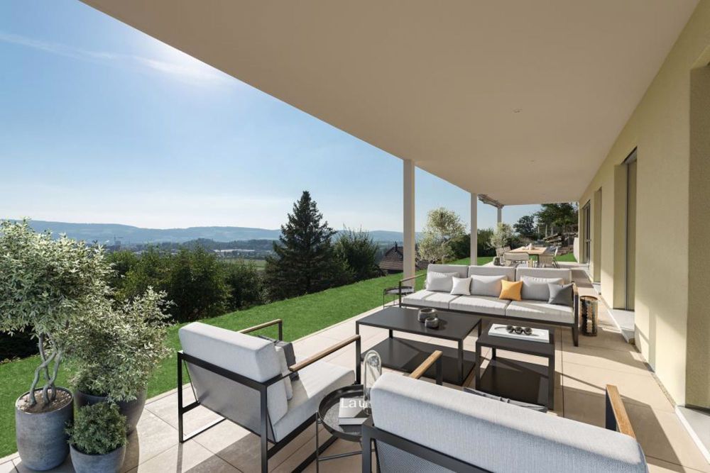 SENSATIONELLE GARTENWOHNUNG MIT TRAUMHAFTEM AUSBLICK! - 4.5-Zimmer-Gartenwohnung