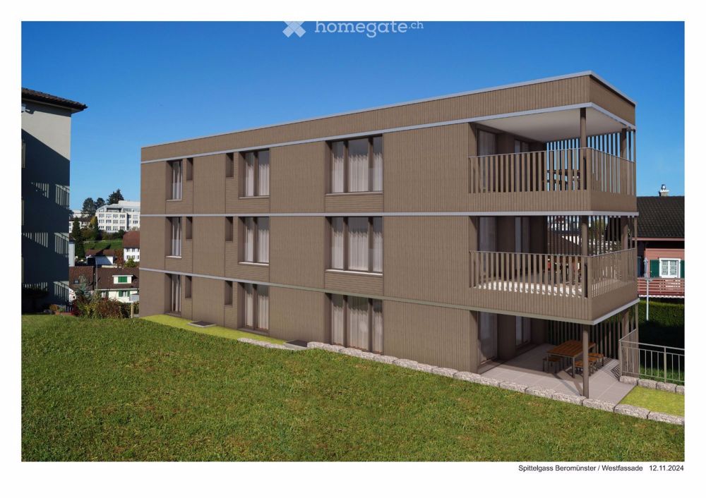 Grosszügige 3.5 Zimmer Etagenwohnung in Beromünster - Bild 1