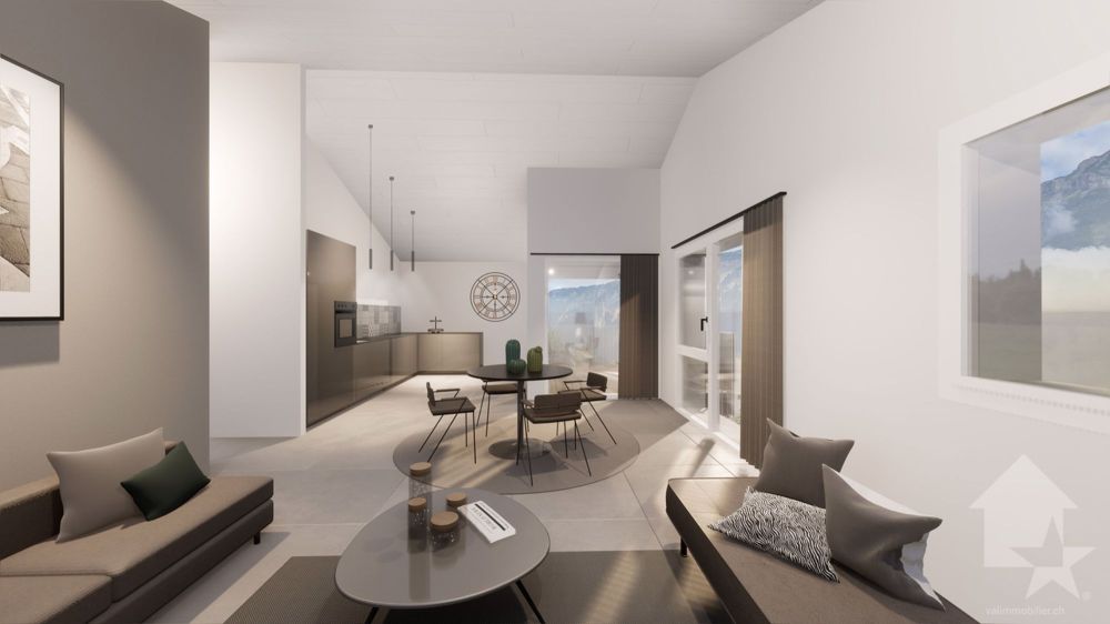 Appartement 4,5 Zimmer mit 128m2 und Garten von 132m2 und 2 Parkplätzen - Bild 6