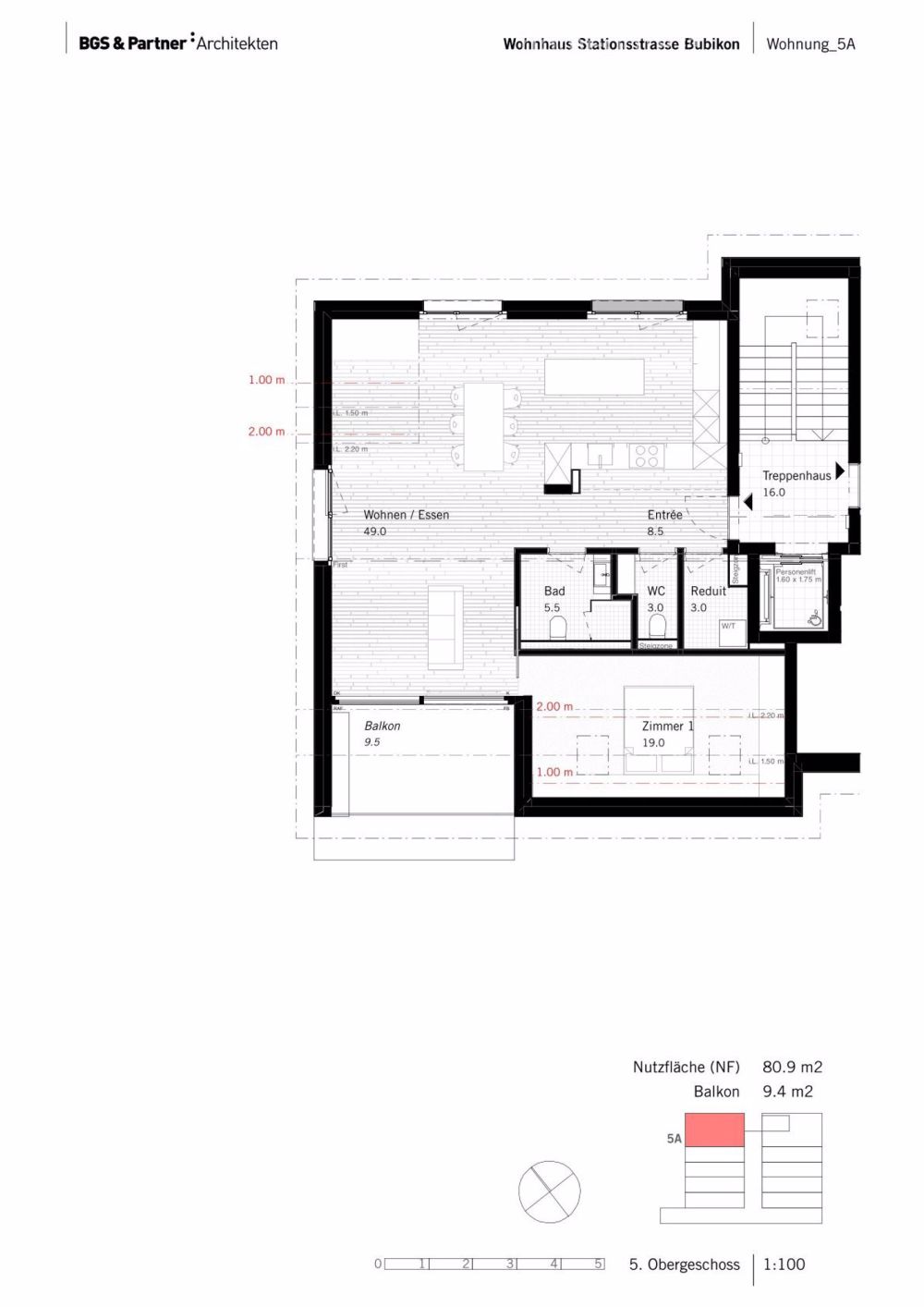 Großzügige, helle Attikawohnung in Bubikon – flexibel gestaltbar als 2.5- oder 3.5-Zimmerwohnung - Bild 7