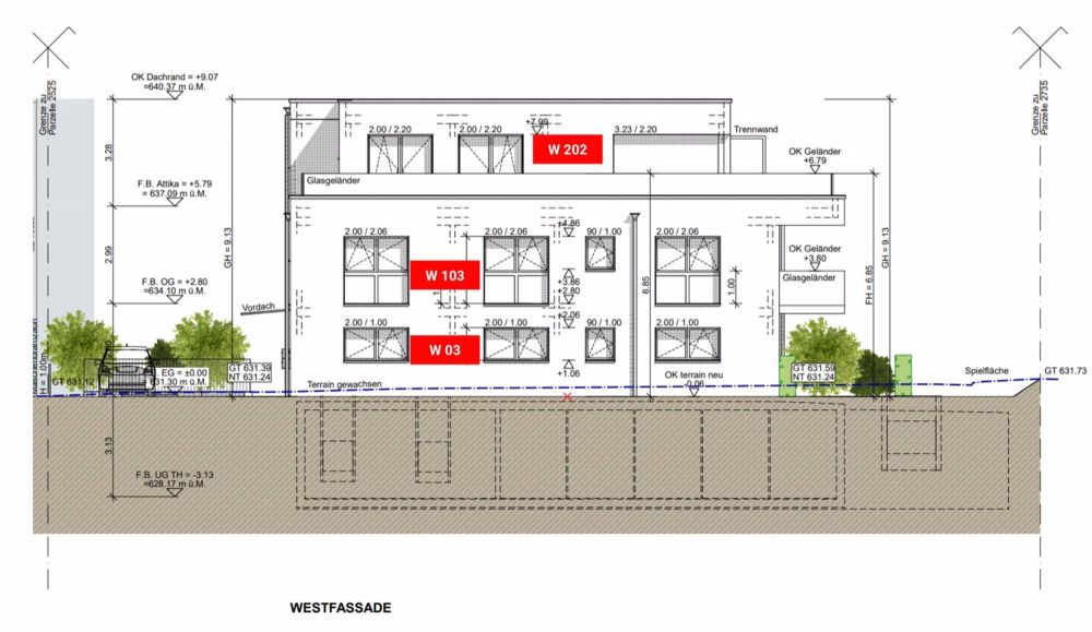 Renditeobjekt - Neubau Mehrfamilienhaus mit 8 Eigentumswohnungen mit Autoeinstellhalle. - Bild 13