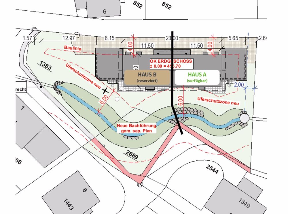 NEUBAU: XXL Doppel-Einfamilienhaus mit 194m2 NWF und grossem Garten - Bild 5