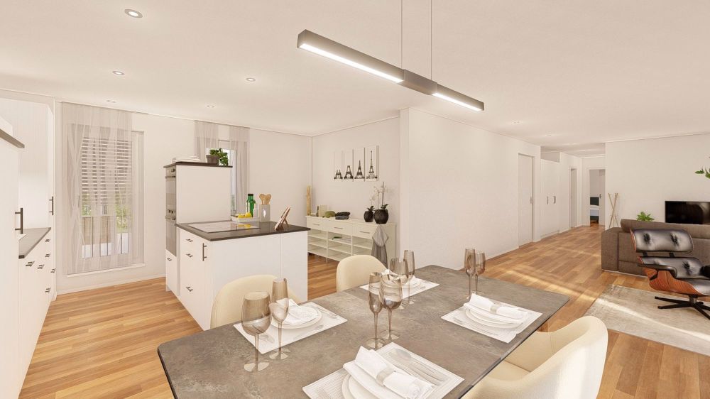 Moderne 5.5-Zimmer-Wohnung mit Galeriegeschoss in Herzogenbuchsee - Bild 1